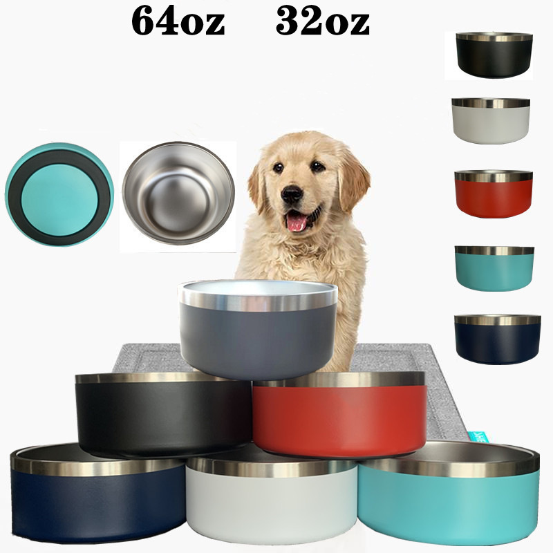 Cross-Border Pet Double Layer Stainless Steel Dog Bowl Large Capacity Non-Slip Mat Dog Food Bowl round Pet Bowl
Cross-Border Pet Double Layer Stainless Steel Dog Bowl Large Capacity Non-Slip Mat Dog Food Bowl round Pet Bowl