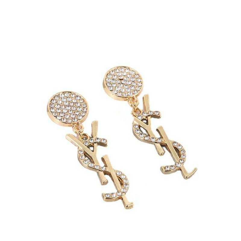 Fashion Women Designer Earrings Stud Brand 18K Gold Plated Designers Geometry Letters Crystal Earring Wedding Party Jewerlry Classic Style ER0328-ER0329
Fashion Women Designer Earrings Stud Brand 18K Gold Plated Designers Geometry Letters Crystal Earring Wedding Party Jewerlry Classic Style ER0328-ER0329