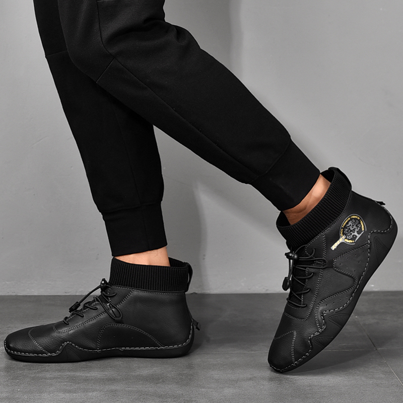 Designer Mens Winter Boots Leather Males Vintage Ankle Boots Handmade Sneakers Men Italian Loafers Moccasins Plus Size 38-48, Kahki no fur
Designer Mens Winter Boots Leather Males Vintage Ankle Boots Handmade Sneakers Men Italian Loafers Moccasins Plus Size 38-48, Kahki no fur