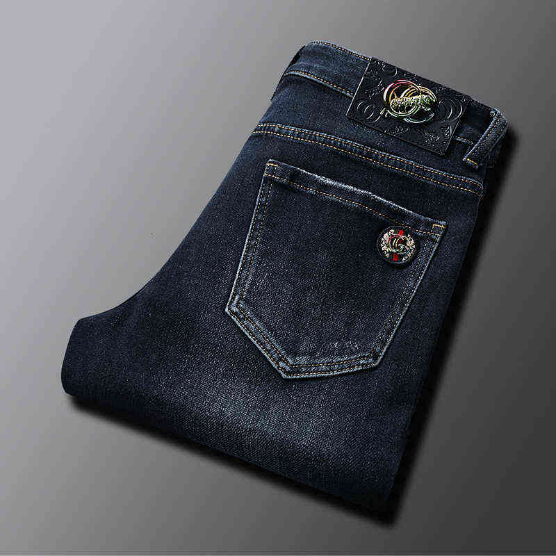 g Double Autumn and Winter European Fashion Brand Jeans Men's Korean Version Elastic Slim Straight Tube High-end Washed, Fn8702
g Double Autumn and Winter European Fashion Brand Jeans Men's Korean Version Elastic Slim Straight Tube High-end Washed, Fn8702