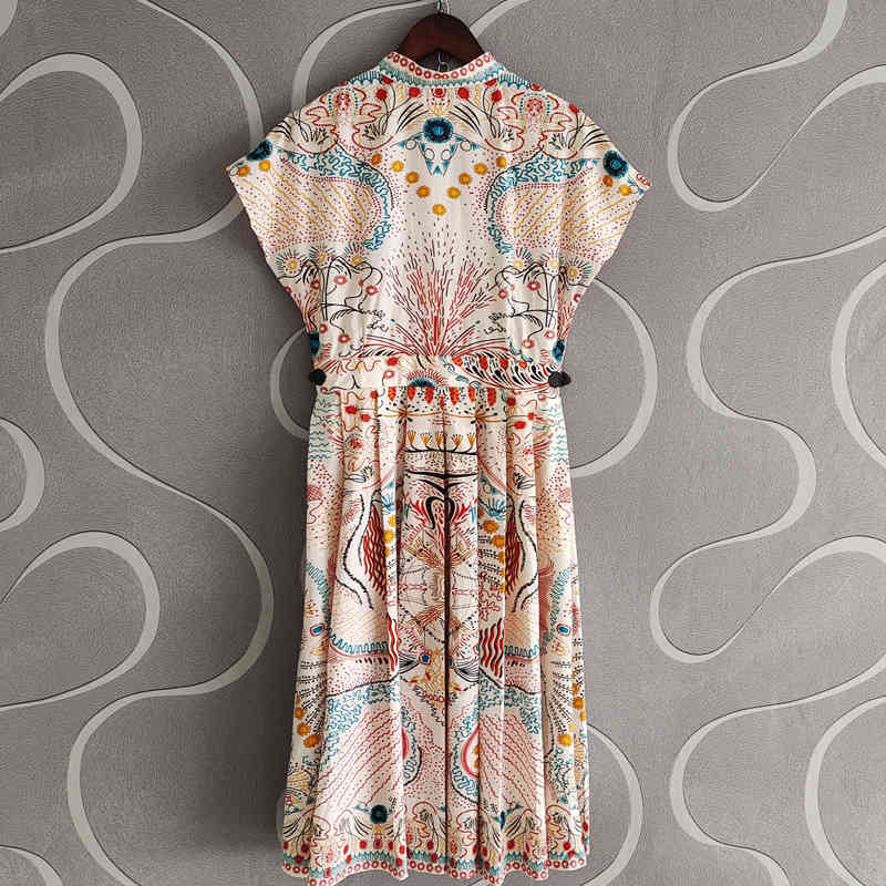 dress Seqinyy 100% cotton summer spring fashion design feminine casual track pink flowers vintage knee print, Blue
dress Seqinyy 100% cotton summer spring fashion design feminine casual track pink flowers vintage knee print, Blue