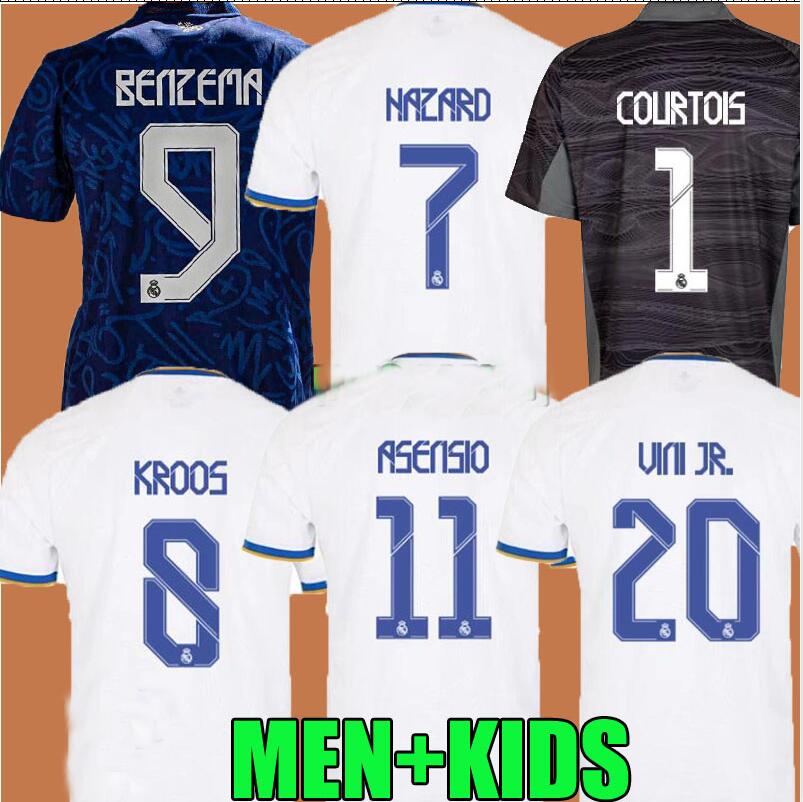 REAL MADRID jerseys 21 22 soccer football shirt MBAPPE ALABA HAZARD BENZEMA ASENSIO MODRIC Kroos VINI JR Casemiro camiseta men kids kit 2021 2022 long sleeve women, Away+patch
REAL MADRID jerseys 21 22 soccer football shirt MBAPPE ALABA HAZARD BENZEMA ASENSIO MODRIC Kroos VINI JR Casemiro camiseta men kids kit 2021 2022 long sleeve women, Away+patch