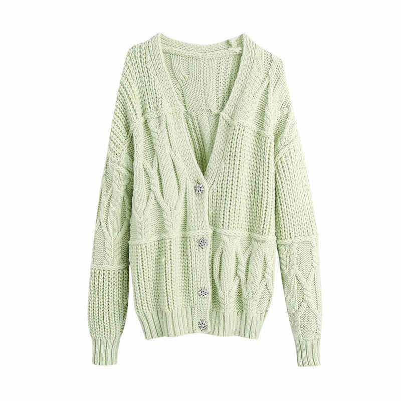Paris Girl Casual Pure Cardigan Sweater Women V Neck Elegant Sweaters Twist Batwing Long Sleeve Loose Lady Knitted Top Outerwear 210524, Green
Paris Girl Casual Pure Cardigan Sweater Women V Neck Elegant Sweaters Twist Batwing Long Sleeve Loose Lady Knitted Top Outerwear 210524, Green