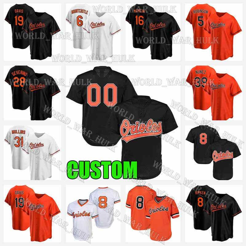Orioles Baseball Jerseys 2021 Black 25 Anthony Santander 19 Chris Davis 6 Ryan Mountcastle 16 Trey Mancini 8 Cal Ripken Jr. Custom, Men custom retro(jinying)
Orioles Baseball Jerseys 2021 Black 25 Anthony Santander 19 Chris Davis 6 Ryan Mountcastle 16 Trey Mancini 8 Cal Ripken Jr. Custom, Men custom retro(jinying)
