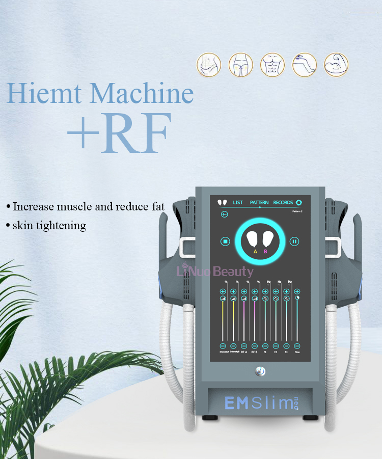 Portable Hiemt Emslim Slimming machine EMS Body shaping Muscle Stimulator Fat removal rf skin tightening Beauty equipment
Portable Hiemt Emslim Slimming machine EMS Body shaping Muscle Stimulator Fat removal rf skin tightening Beauty equipment