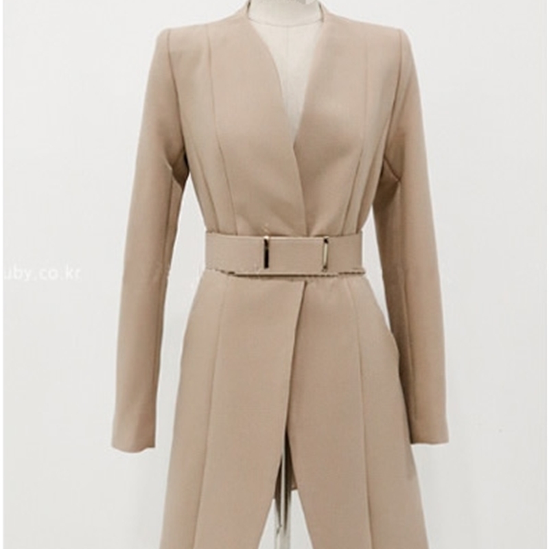 Spring Autumn OL Elegant Blazer Suits Women Two Piece Set Long Sleeve Tunic Slim And Pants Office Suit 210514