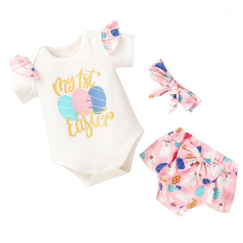 Born Infant Baby Girls Easter Letter Eggs Romper+ Bow Shorts+Headbands Clothing Sets, White
Born Infant Baby Girls Easter Letter Eggs Romper+ Bow Shorts+Headbands Clothing Sets, White