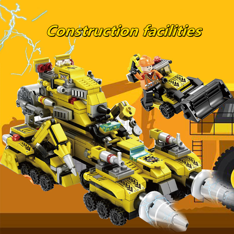 Eight in one Compatible splicing blocks Urban engineering team Puzzle assembly Toys & gifts
Eight in one Compatible splicing blocks Urban engineering team Puzzle assembly Toys & gifts