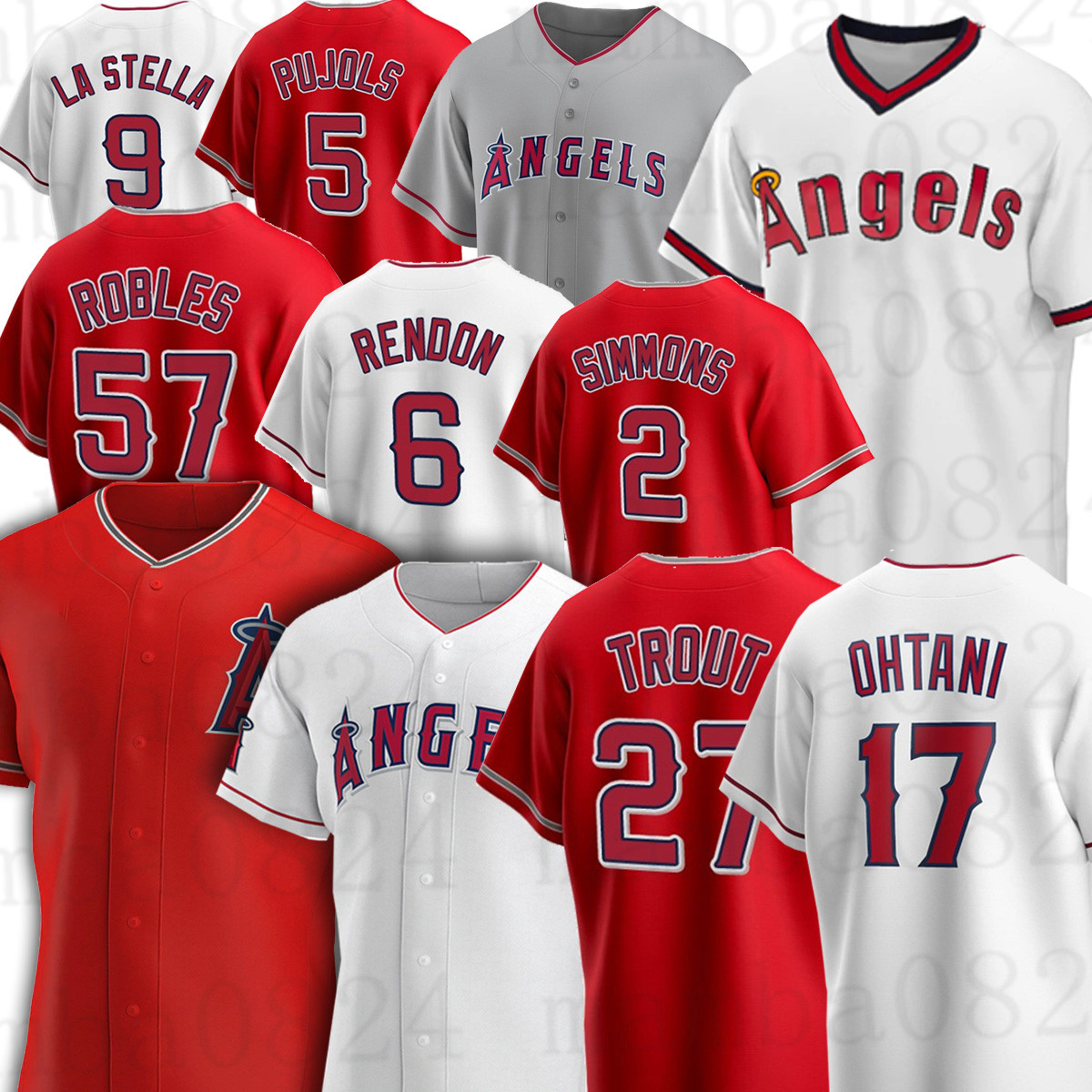 Los 27 Mike Trout 17 Shohei Ohtani Angeles Baseball Jerseys Albert Pujols JO ADELL Angels 6 ANTHONY RENDON Felix Pena Heaney Justin Upton Jo, Blue;black
Los 27 Mike Trout 17 Shohei Ohtani Angeles Baseball Jerseys Albert Pujols JO ADELL Angels 6 ANTHONY RENDON Felix Pena Heaney Justin Upton Jo, Blue;black