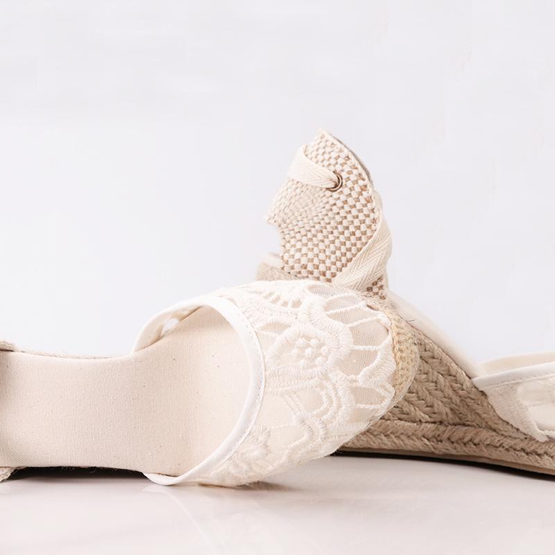 Spring Summber High Heel 90mm Women Shoes High-heeled Canvas Lady Casual Wedge Espadrilles Sandal Dress, Beige
Spring Summber High Heel 90mm Women Shoes High-heeled Canvas Lady Casual Wedge Espadrilles Sandal Dress, Beige