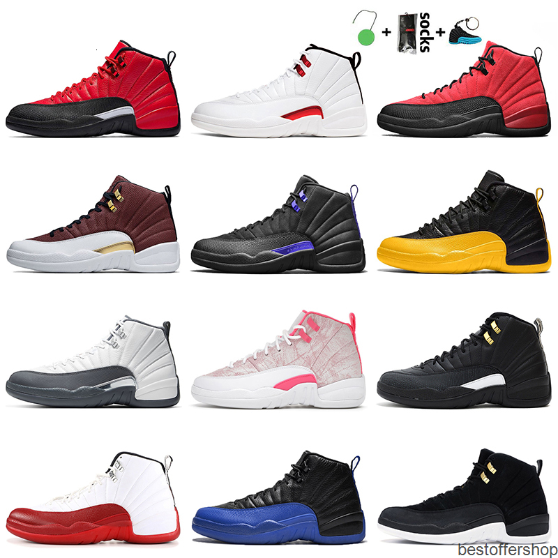 Wholesale 2021 With Box Women Mens 12s Baksetball Shoes Jumpman 12 Twist Reverse Flu Game University Gold Arctic Punch Pink Womens Trainers, Black
Wholesale 2021 With Box Women Mens 12s Baksetball Shoes Jumpman 12 Twist Reverse Flu Game University Gold Arctic Punch Pink Womens Trainers, Black