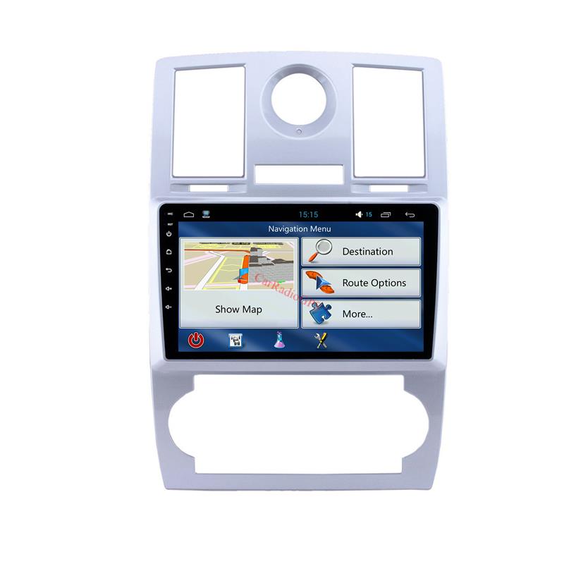 9 inch car dvd Player Android 10 Touchscreen Radio for Chrysler Aspen 300C 2004-2008 with USB WIFI support SWC 1080P