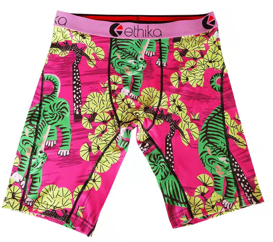 swimwears Ethika briefs men's unisex boxer shorts Breif pattern sports hip-hop rock consumer underwear skateboard street fashion stretch S-XL (random color112