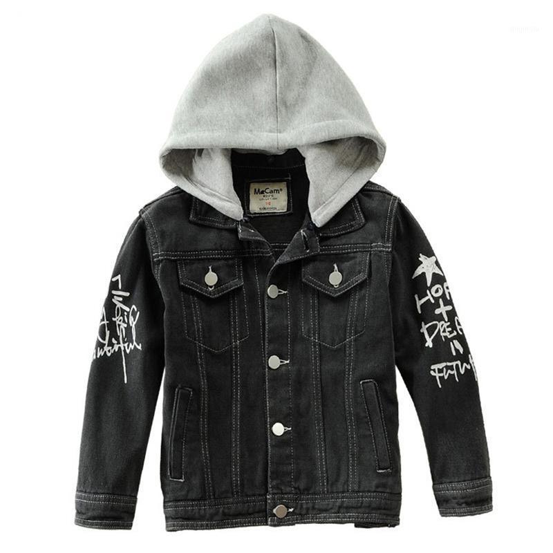 Jackets Boys Denim Jacket Hooded European Code Printed Jeans Coat For 1-12years Toddler Kids Children's Clothes, Blue;gray
Jackets Boys Denim Jacket Hooded European Code Printed Jeans Coat For 1-12years Toddler Kids Children's Clothes, Blue;gray