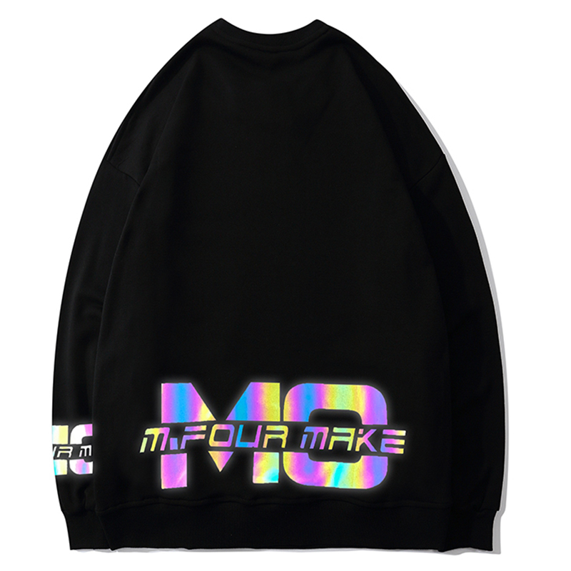 men's hoodies & sweatshirts aolamegs handmade portrait painting, male hoodie with reflective letters, round collar, cozy, pullover', Black
men's hoodies & sweatshirts aolamegs handmade portrait painting, male hoodie with reflective letters, round collar, cozy, pullover', Black
