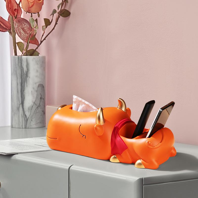 Tissue Boxes & Napkins Multifunctional Storage Box Living Room Calf Ornaments Resin Crafts Decorations
Tissue Boxes & Napkins Multifunctional Storage Box Living Room Calf Ornaments Resin Crafts Decorations