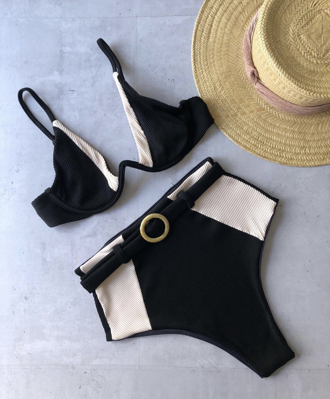 Swimsuit, swim bikini swimwear, swimming beachwear Two-pieces color stitching Bra underwire support with cover-ups swimsuits bikinis bathing
Swimsuit, swim bikini swimwear, swimming beachwear Two-pieces color stitching Bra underwire support with cover-ups swimsuits bikinis bathing