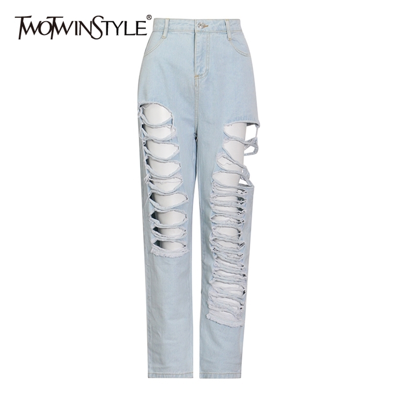 Casual Blue Hollow Out Denim Trousers For Women High Waist Patchwork Tassel Pencil Pants Female Streetwear 210521
Casual Blue Hollow Out Denim Trousers For Women High Waist Patchwork Tassel Pencil Pants Female Streetwear 210521