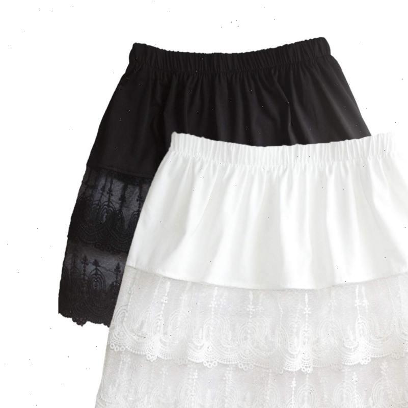 Lace Extender Mini Underskirt Short Womens Skirt Half Slip Extra Length Plus Size T Shirt Legging Wrap, Black
Lace Extender Mini Underskirt Short Womens Skirt Half Slip Extra Length Plus Size T Shirt Legging Wrap, Black