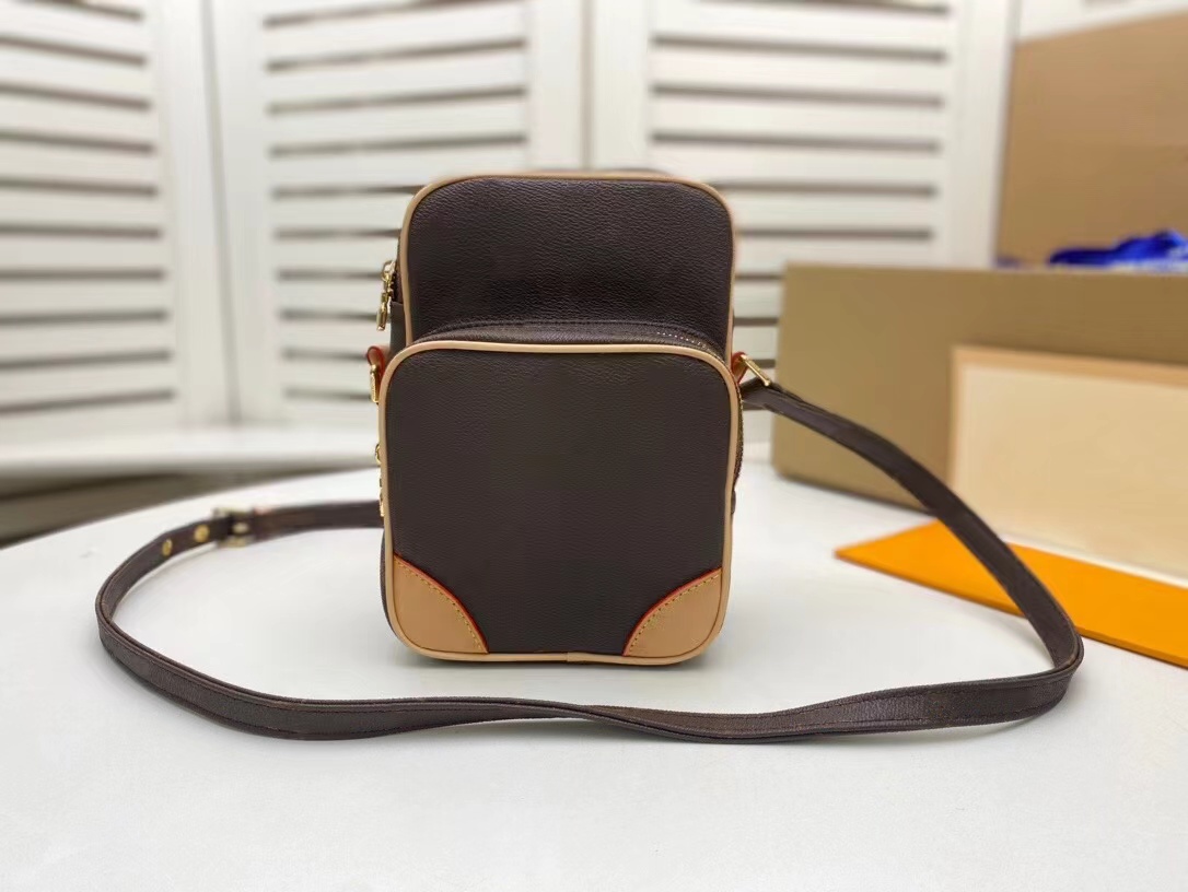 Wholesale Amazon Vintage Style Phone Cross Body Bags WOMEN Small Genuine Leather Camera Zipper Shoulder Bags M45236, Brown
Wholesale Amazon Vintage Style Phone Cross Body Bags WOMEN Small Genuine Leather Camera Zipper Shoulder Bags M45236, Brown