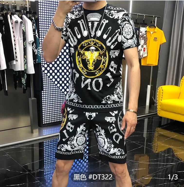 Jogging Clothing Drop Men Tracksuit Summer Mens Printing Casual Designer Set Tracksuits Short Sleeve T-shirt Shorts 2-Piece, Black;red
Jogging Clothing Drop Men Tracksuit Summer Mens Printing Casual Designer Set Tracksuits Short Sleeve T-shirt Shorts 2-Piece, Black;red