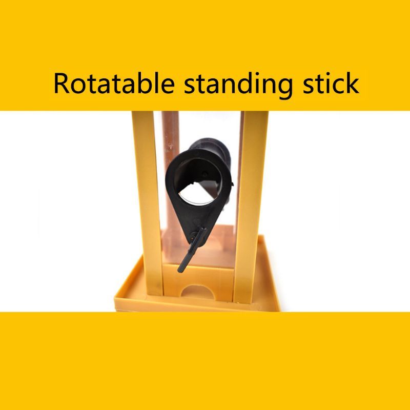 Creative Solar Light Bird Feeder Pigeon Parrot Feed Tool Outdoor Balcony Hook Birds Feed Storage 40JA