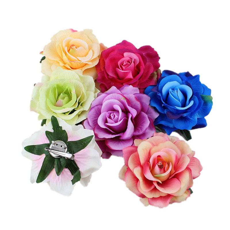 Decorative Flowers & Wreaths 11cm Rose Artificial Flower Head Hairpin Corsage Headwear Girls Party Festival Brooch Hair Clip Women Wedding H
Decorative Flowers & Wreaths 11cm Rose Artificial Flower Head Hairpin Corsage Headwear Girls Party Festival Brooch Hair Clip Women Wedding H