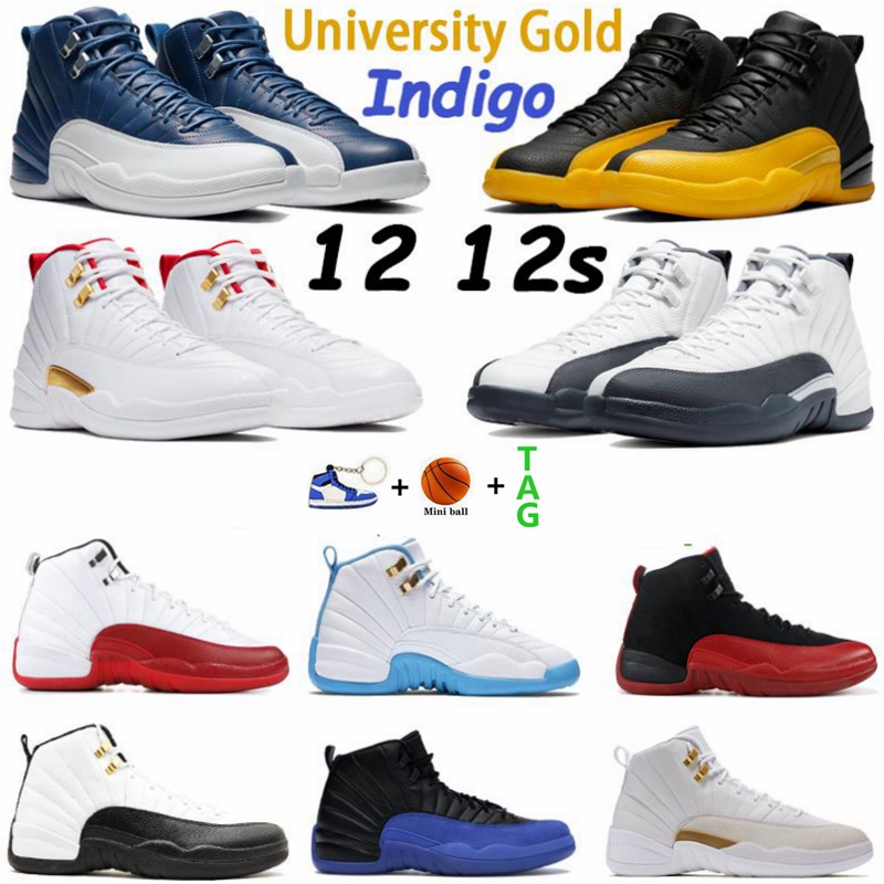 2022 Indigo university gold basketball shoes 12 12s CNY cherry reverse flu game winter black royal blue men sports sneakers trainers 
2022 Indigo university gold basketball shoes 12 12s CNY cherry reverse flu game winter black royal blue men sports sneakers trainers