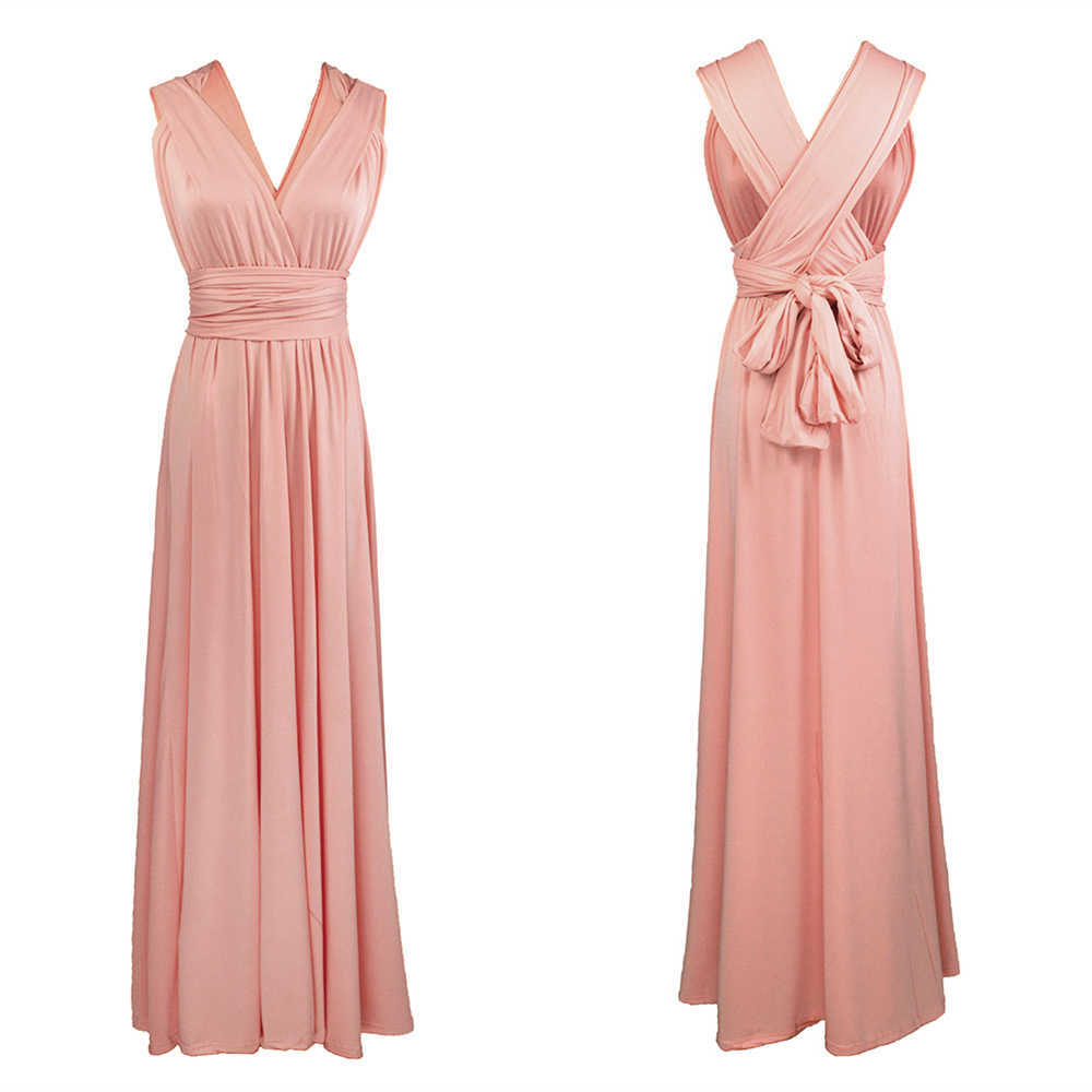 Women Sexy Long Party Dress Club Floor-Length Summer Backless Bandage Maxi Dress Multiway Bridesmaids Boho Women Dress Vestidos 210630