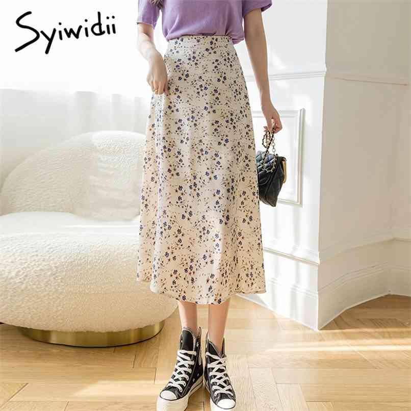 Floral Print Long Skirts Womens Biege Midi Elastic High Waist Korean Loose Summer Green Black Vintage Boho Skirt 210607
Floral Print Long Skirts Womens Biege Midi Elastic High Waist Korean Loose Summer Green Black Vintage Boho Skirt 210607