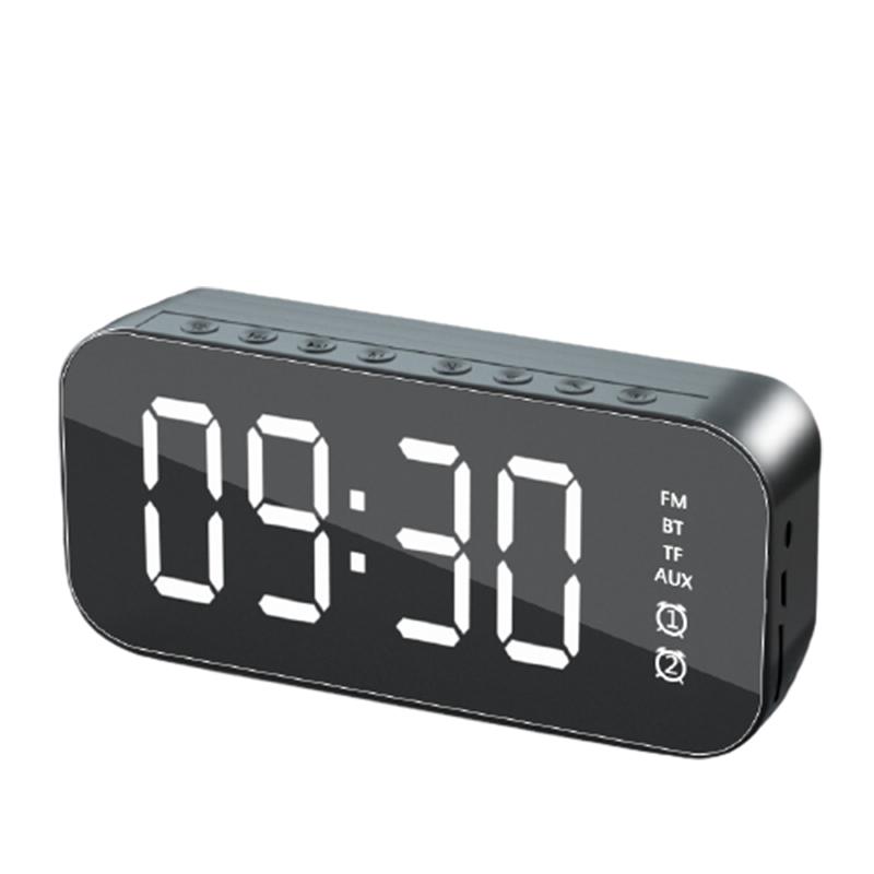 Portable Speakers Wireless Subwoofer Speaker Mirror Alarm Clock Multi Function Bluetooth-compatible FM Radio Protable Accessories Support TF
Portable Speakers Wireless Subwoofer Speaker Mirror Alarm Clock Multi Function Bluetooth-compatible FM Radio Protable Accessories Support TF