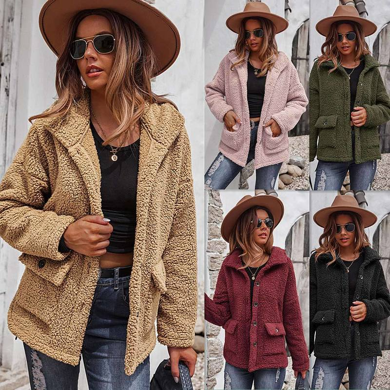 Women s Coat Fashion Solid Autumn Winter Sweater Fleece Thick Cardigan Coat Outerwear Jacket Long Sleeve Top Plush Blouse, Black;brown
Women s Coat Fashion Solid Autumn Winter Sweater Fleece Thick Cardigan Coat Outerwear Jacket Long Sleeve Top Plush Blouse, Black;brown