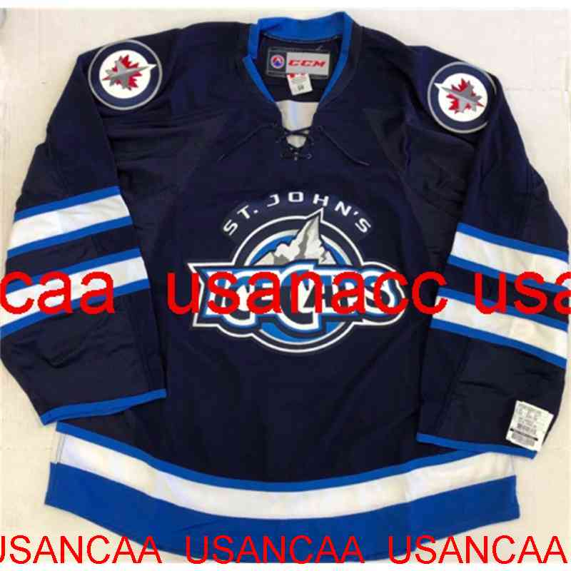 Stitched New CCM St Johns Ice Caps AHL Hockey Player Jersey custom any name number, Black
Stitched New CCM St Johns Ice Caps AHL Hockey Player Jersey custom any name number, Black