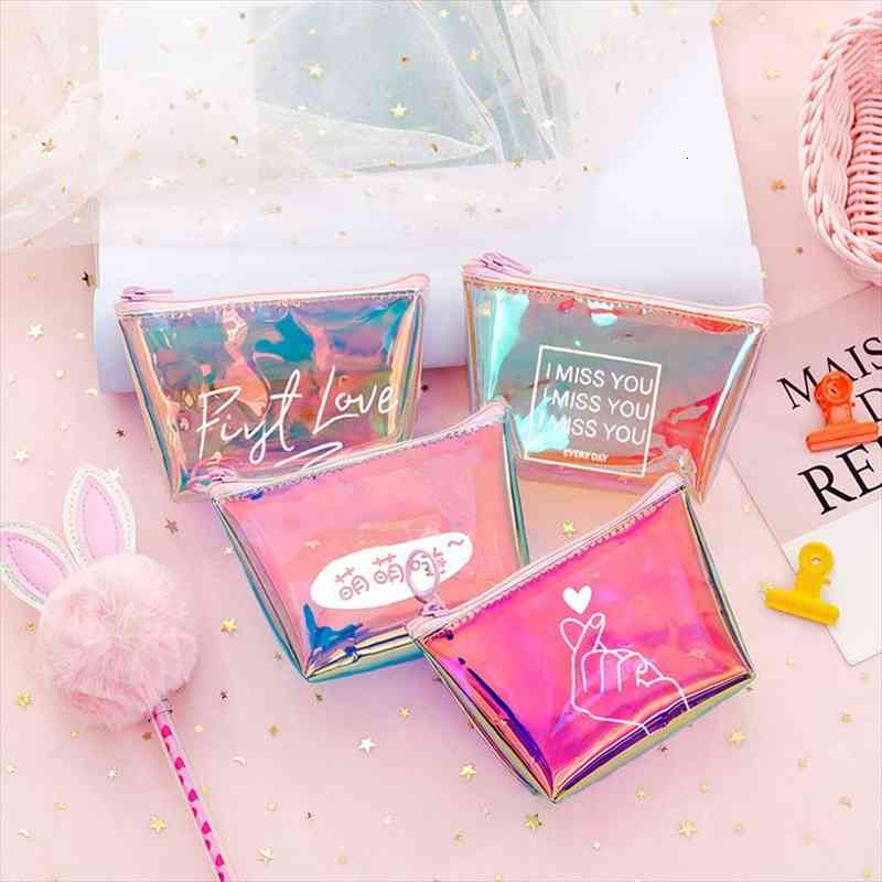 laser zipper small cosmetic bags translucent objects storage letters makeup womens make up toiletry organizer
laser zipper small cosmetic bags translucent objects storage letters makeup womens make up toiletry organizer