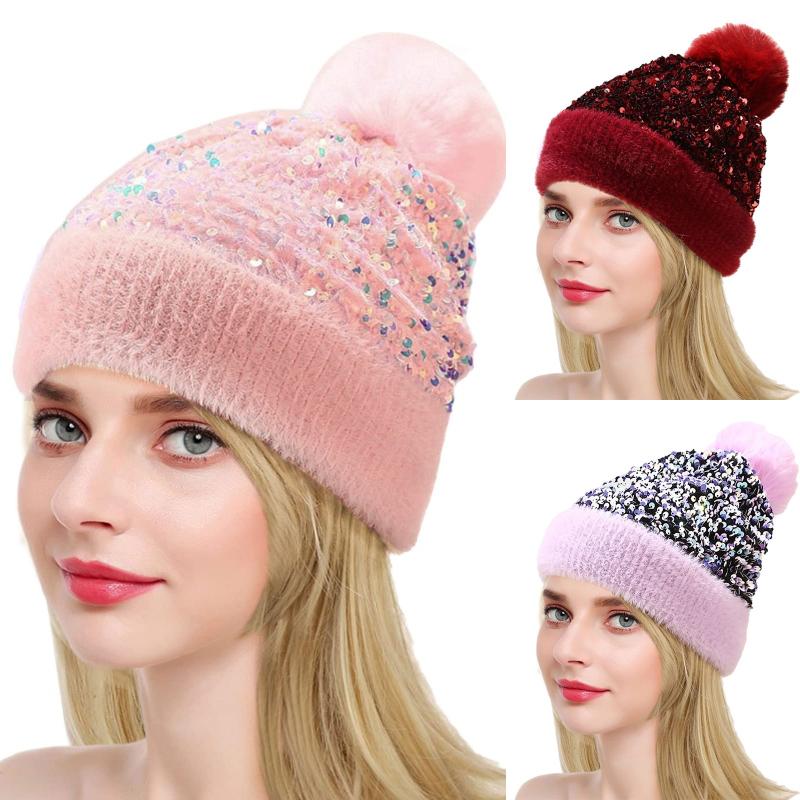 Berets Christmas Plush Beanie Hat Fashion Sequined Fur Ball Cap Elegant Ladies Street Shooting Fashionista Headdress Classic, Black
Berets Christmas Plush Beanie Hat Fashion Sequined Fur Ball Cap Elegant Ladies Street Shooting Fashionista Headdress Classic, Black