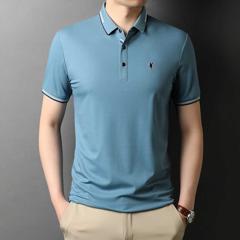 2021 spring and summer bead embroidery middle-aged t-shirt polo short sleeve men's large t-shirt top, White;black
2021 spring and summer bead embroidery middle-aged t-shirt polo short sleeve men's large t-shirt top, White;black