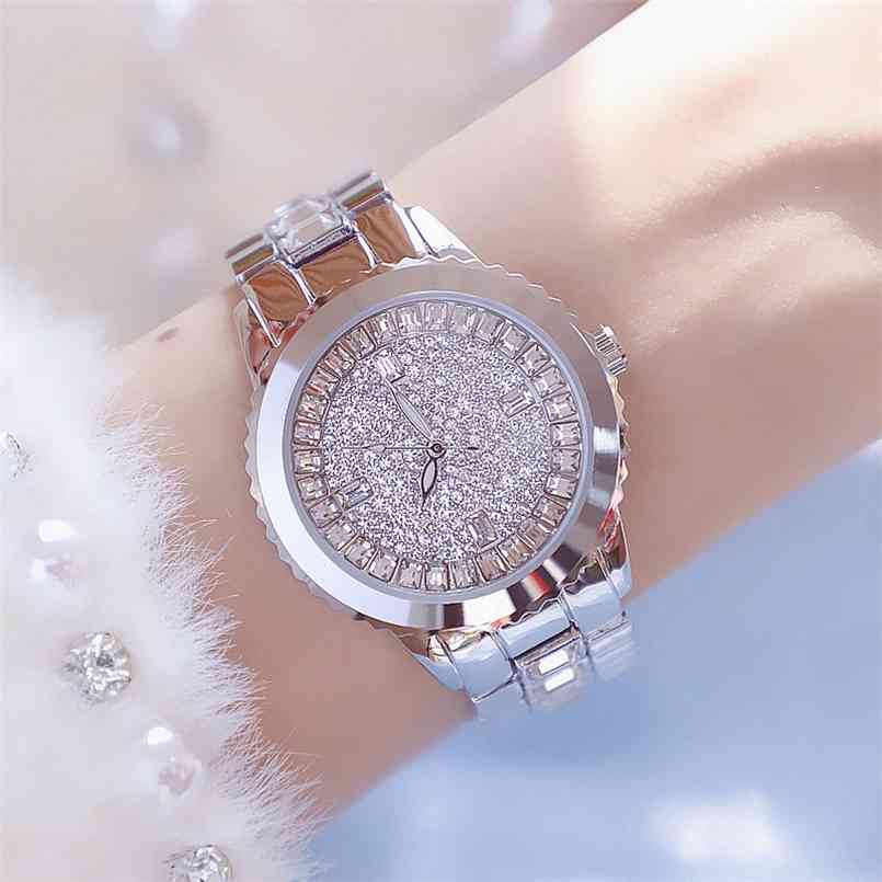Woman Watches Famous Brand Crystal Watch Women Quartz Ladies Wrist Silver Clock Montre Femme 210707
Woman Watches Famous Brand Crystal Watch Women Quartz Ladies Wrist Silver Clock Montre Femme 210707