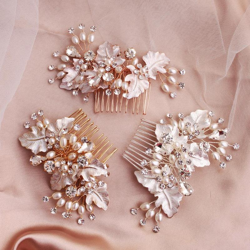 Hair Clips & Barrettes 3 Colors Fashion Bride Wedding Comb Pearls Bridal Prom Accessories Bridemaid Headpiece Hairpin For Ladies, Golden;silver
Hair Clips & Barrettes 3 Colors Fashion Bride Wedding Comb Pearls Bridal Prom Accessories Bridemaid Headpiece Hairpin For Ladies, Golden;silver