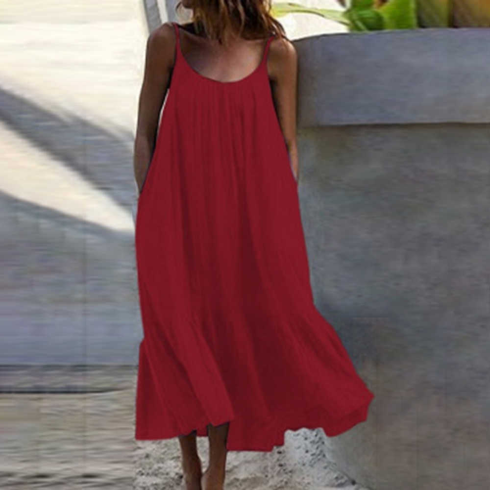 Sexy Spaghetti Strap White Beach Boho Woman Dress Summer Loose Casual Yellow Maxi Dresses For Women Plus Size Robe Femme 210623