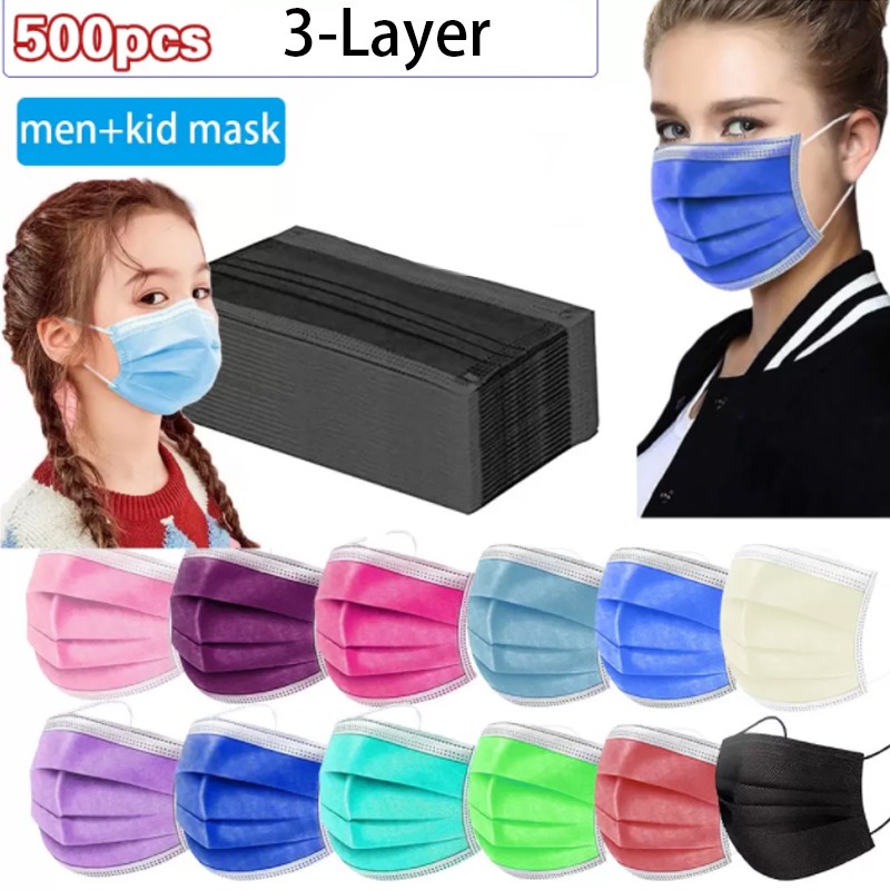 Disposable Mask 500pcs 3-Layer Protection and Personal Health with Earloop Mouth Sanitary Face Masks white
Disposable Mask 500pcs 3-Layer Protection and Personal Health with Earloop Mouth Sanitary Face Masks white