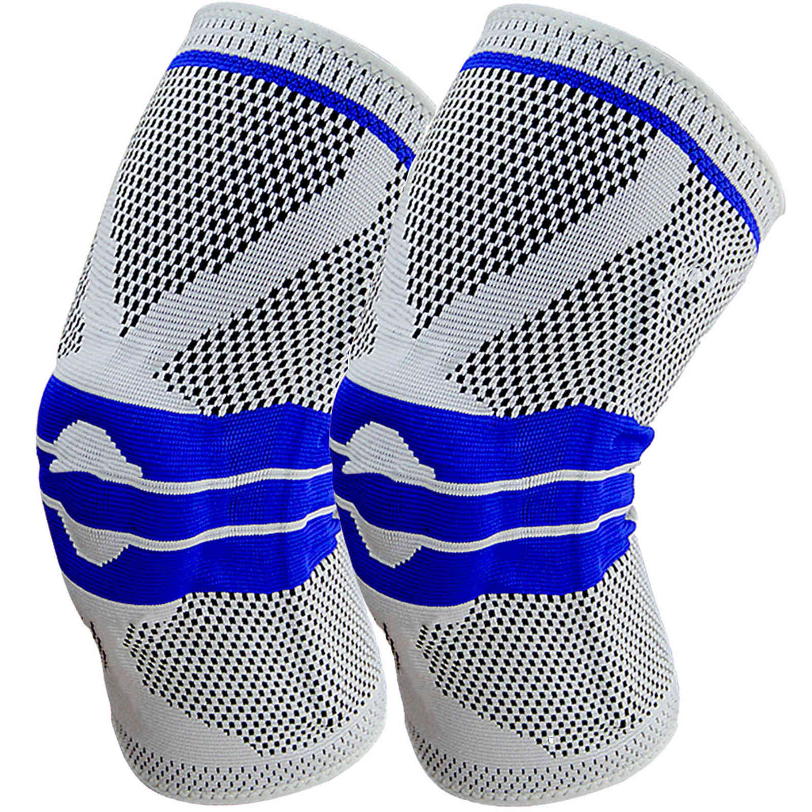 Knee Brace Knee Support Compression Sleeve with Side Stabilizers & Silicone Patella Gel Pad for Meniscus Tear Arthritis Jogging Q0913, Grey
Knee Brace Knee Support Compression Sleeve with Side Stabilizers & Silicone Patella Gel Pad for Meniscus Tear Arthritis Jogging Q0913, Grey