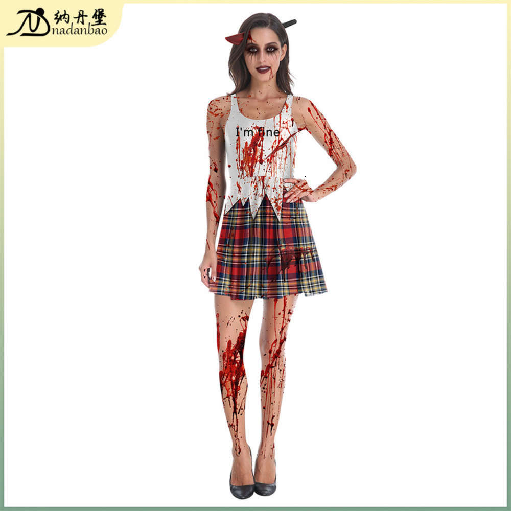 Casual Dresses Halloween HORROR ZOMBIE female ghost adult stage performance Costume women' vt drs, Wtly1012
Casual Dresses Halloween HORROR ZOMBIE female ghost adult stage performance Costume women' vt drs, Wtly1012