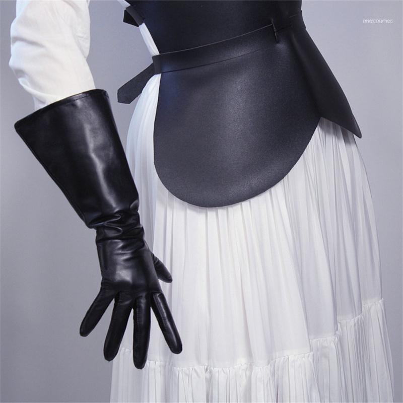 Unisex Genuine Leather Touch Screen Long Gloves 38cm Large Sleeves Puff Black 3-DXZP011
Unisex Genuine Leather Touch Screen Long Gloves 38cm Large Sleeves Puff Black 3-DXZP011