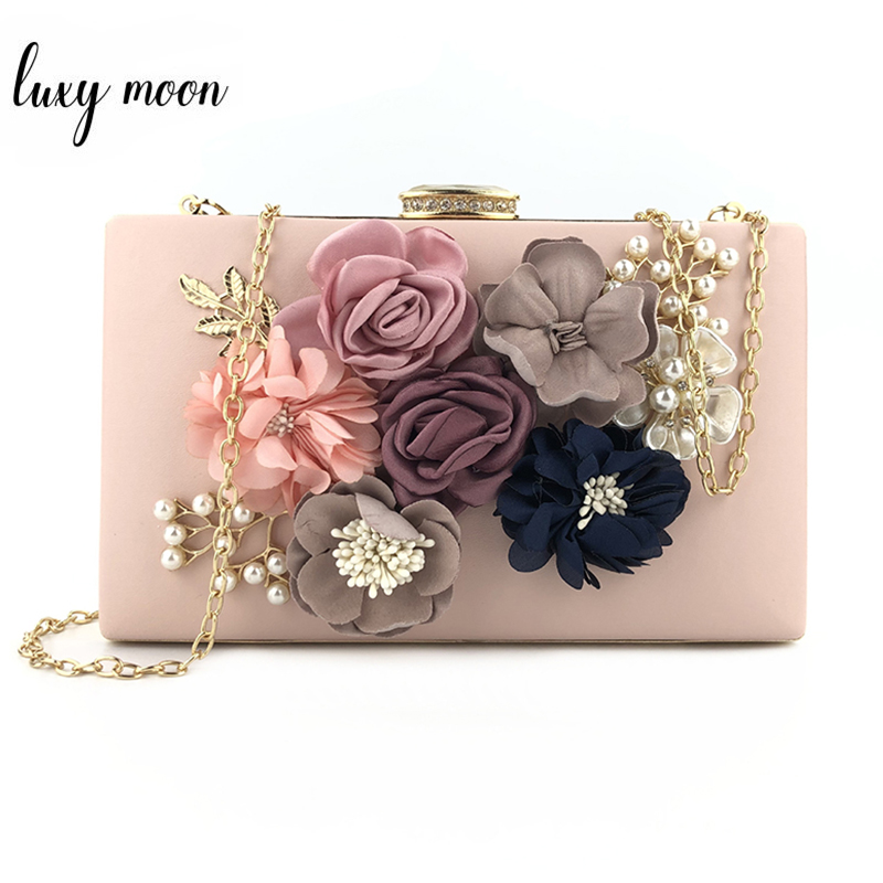 Flower Clutch Bag Handmade Wedding Bridal Clutch Purse Luxury Handbags Women Bags Designer PU Leather Shoulder Bag ZD1357, Pink
Flower Clutch Bag Handmade Wedding Bridal Clutch Purse Luxury Handbags Women Bags Designer PU Leather Shoulder Bag ZD1357, Pink