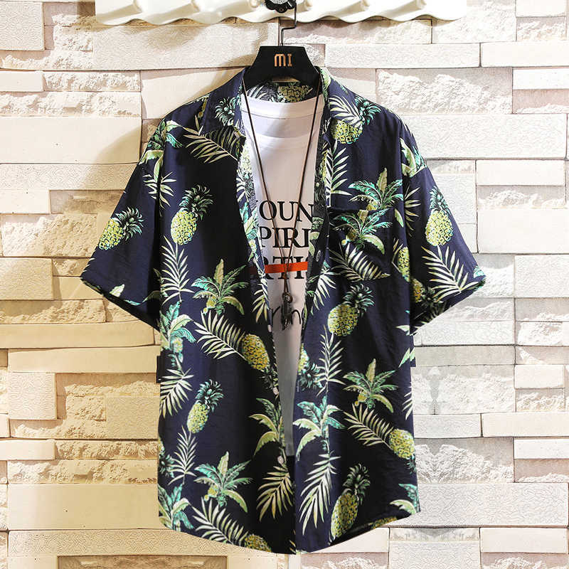 Print Brand Summer Men's Beach Shirt Fashion Short Sleeve Floral Loose Casual Shirts Plus Asian SIZE M-4XL 5XL Hawaiian 210721, Asian size c538 h
Print Brand Summer Men's Beach Shirt Fashion Short Sleeve Floral Loose Casual Shirts Plus Asian SIZE M-4XL 5XL Hawaiian 210721, Asian size c538 h
