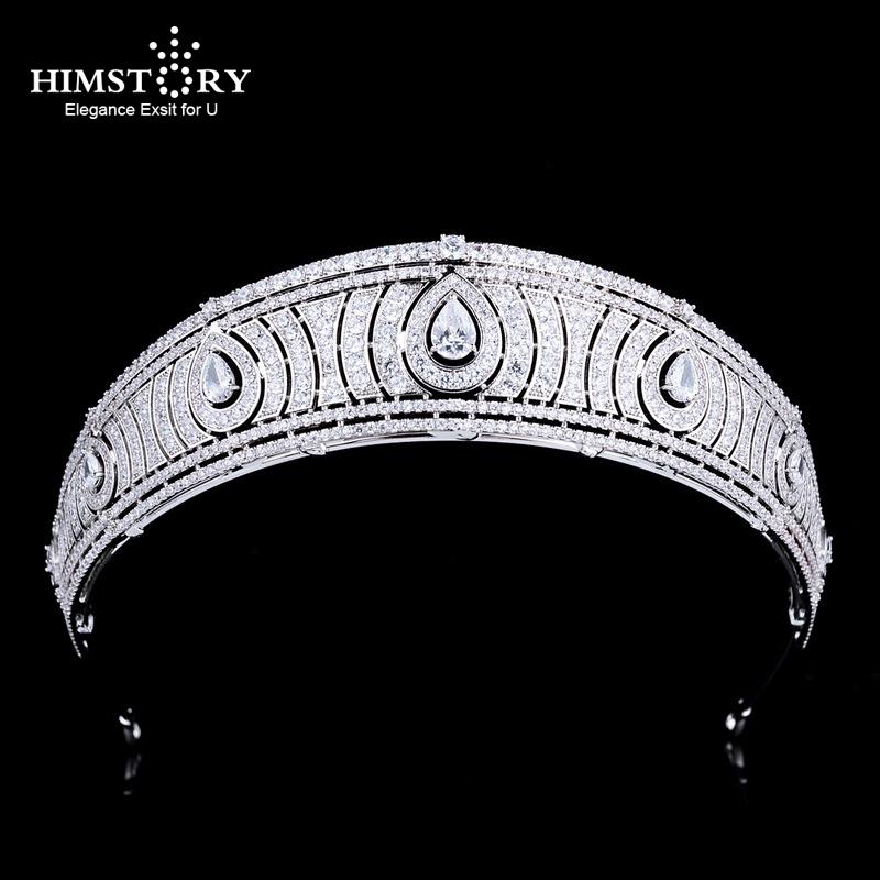 Hair Clips & Barrettes Himstory Luxury Vintage Zirconia Princess Tiara Crown Bride Royal Jewelry Headband Wedding Accessories, Golden;silver
Hair Clips & Barrettes Himstory Luxury Vintage Zirconia Princess Tiara Crown Bride Royal Jewelry Headband Wedding Accessories, Golden;silver