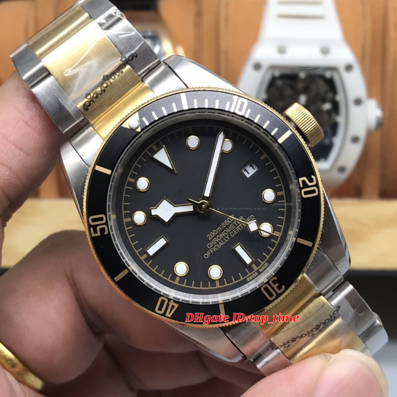 8 Style High Quality Watches 41mm 79030 Miyota Automatic Mens Watch Sapphire Alumina Bezel Black Dial 18k Gold Two-tone Stainless Steel Bracelet Gents Wristwatches, Vip
8 Style High Quality Watches 41mm 79030 Miyota Automatic Mens Watch Sapphire Alumina Bezel Black Dial 18k Gold Two-tone Stainless Steel Bracelet Gents Wristwatches, Vip