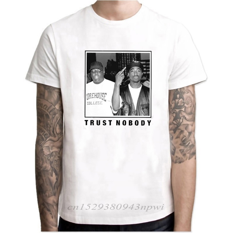 Trust Nobody Tupac 2pac Shakur Notorious BIG Men's Printed T Shirt Mens Homme Clothing Harajuku Clothes Camisetas Hombre 210420, White
Trust Nobody Tupac 2pac Shakur Notorious BIG Men's Printed T Shirt Mens Homme Clothing Harajuku Clothes Camisetas Hombre 210420, White