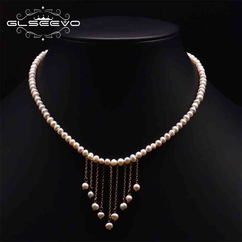 GLSEEVO Original Natural Freshwater Pearl Necklace Couple Proposal Copper With 18k gold-plated Exquisite Pendant Jewelry GN0248
GLSEEVO Original Natural Freshwater Pearl Necklace Couple Proposal Copper With 18k gold-plated Exquisite Pendant Jewelry GN0248