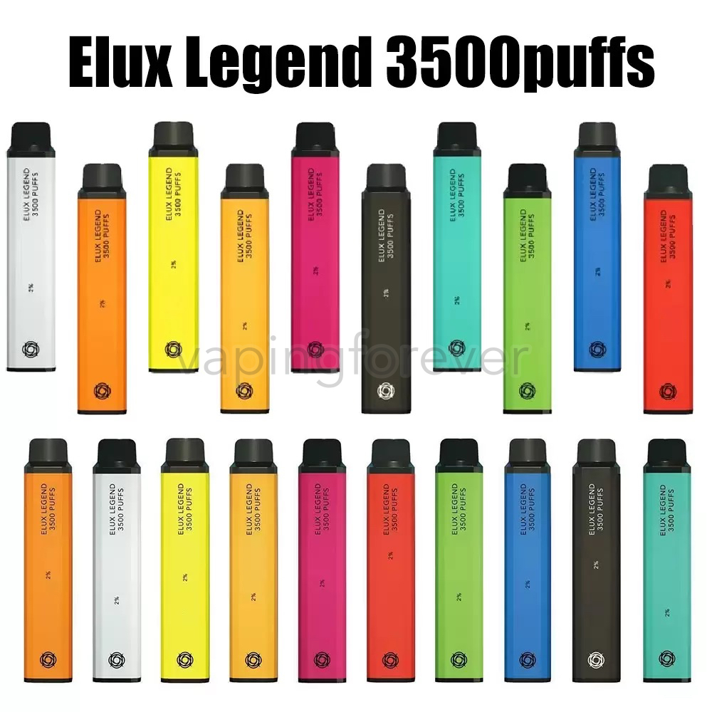 Elux Legend Disposable E Cigarettes 3500 Puffs Vape Pen 1500mAh Battery Vaporizer Stick Vapor Kit 2% 10ml Pre-Filled Cartridge Device Geek B
Elux Legend Disposable E Cigarettes 3500 Puffs Vape Pen 1500mAh Battery Vaporizer Stick Vapor Kit 2% 10ml Pre-Filled Cartridge Device Geek B